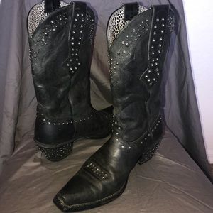 Ariat Western Cowgirl Leather Cowboy Boots